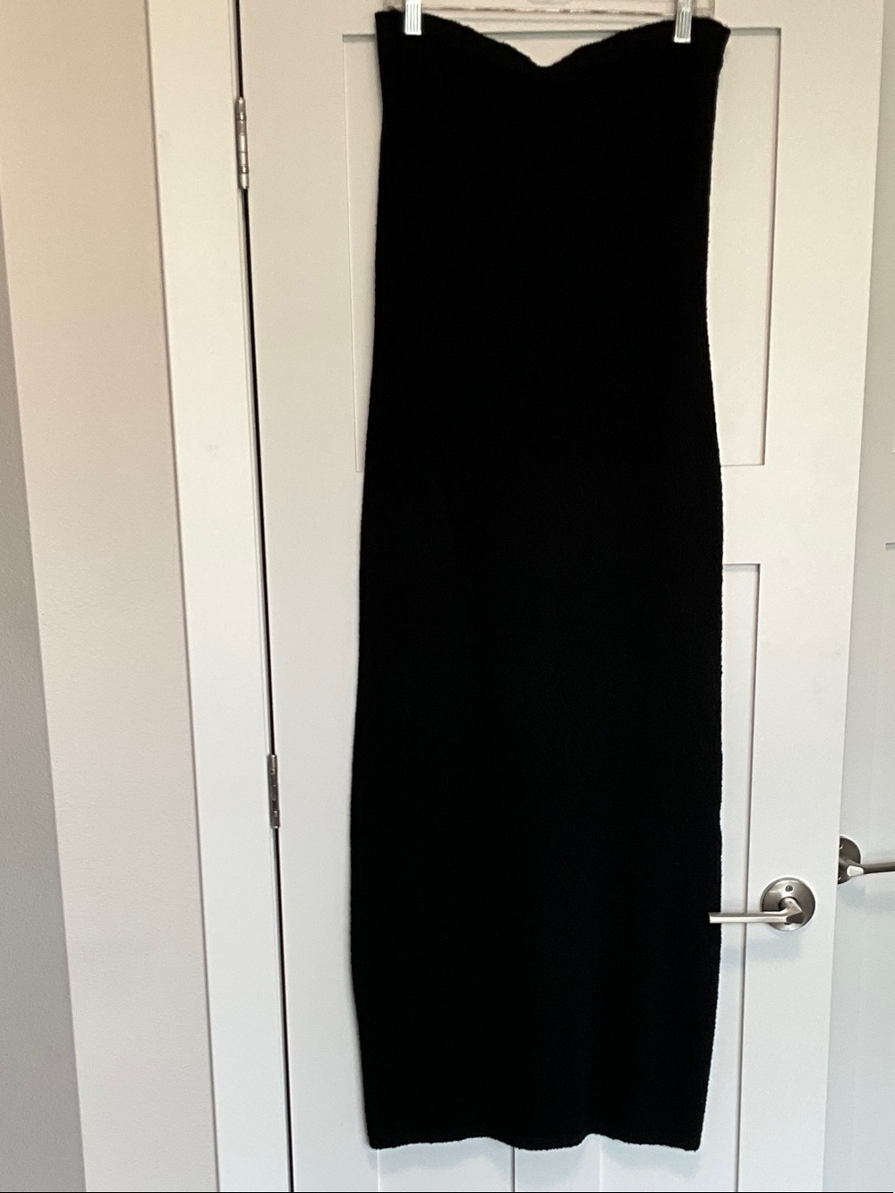 Classic Black Strapless Maxi Dress